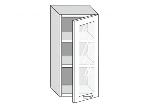 19.40.3 Шкаф настенный (h=913) на 400мм с 1-ой стекл. дверцей в Катав-Ивановске - katav-ivanovsk.магазин96.com | фото