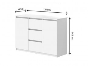 Комод с 3-мя ящиками и дверками СГ Модерн в Катав-Ивановске - katav-ivanovsk.магазин96.com | фото