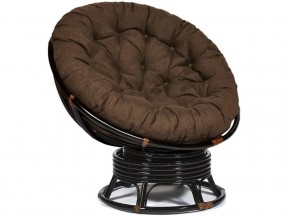 Кресло-качалка Papasan w 23/01 B с подушкой Antique brown, ткань Коричневый в Катав-Ивановске - katav-ivanovsk.магазин96.com | фото