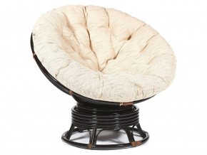 Кресло-качалка Papasan w 23/01 B с подушкой Antique brown, ткань Старт в Катав-Ивановске - katav-ivanovsk.магазин96.com | фото