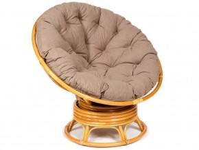 Кресло-качалка Papasan w 23/01 B с подушкой Honey, экошерсть Коричневый в Катав-Ивановске - katav-ivanovsk.магазин96.com | фото