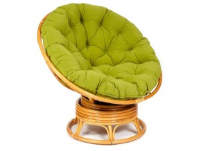 Кресло-качалка Papasan w 23/01 B с подушкой Honey, флок Олива в Катав-Ивановске - katav-ivanovsk.магазин96.com | фото