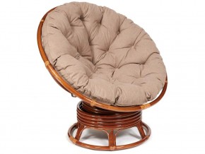 Кресло-качалка Papasan w 23/01 B с подушкой Pecan, экошерсть Коричневый в Катав-Ивановске - katav-ivanovsk.магазин96.com | фото