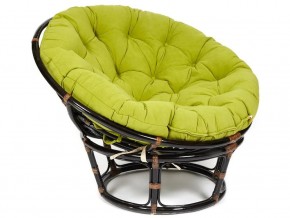 Кресло Papasan 23/01 W с подушкой Antique brown, флок Олива в Катав-Ивановске - katav-ivanovsk.магазин96.com | фото