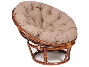 Кресло Papasan 23/01 W с подушкой Pecan, экошерсть Коричневый в Катав-Ивановске - katav-ivanovsk.магазин96.com | фото