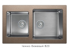 Мойка комбинированная Tolero twist TTS-840 Темно-бежевый 823 в Катав-Ивановске - katav-ivanovsk.магазин96.com | фото