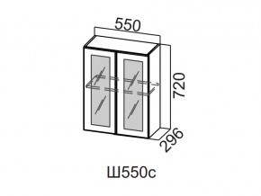 Ш550с/720 Шкаф навесной 550/720 (со стеклом) в Катав-Ивановске - katav-ivanovsk.магазин96.com | фото