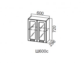 Ш600с/720 Шкаф навесной 600/720 (со стеклом) в Катав-Ивановске - katav-ivanovsk.магазин96.com | фото